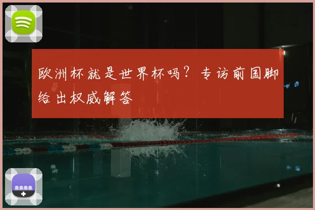 欧洲杯就是世界杯吗？专访前国脚给出权威解答